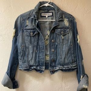 Distressed Denim Jacket